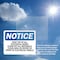 Signmission Keep Top Of All Electrical Boxes Clear Of, 14 in W x Rectangle, Plastic OS-2PACK-NS-P-1014-L-13879 - alternate 6